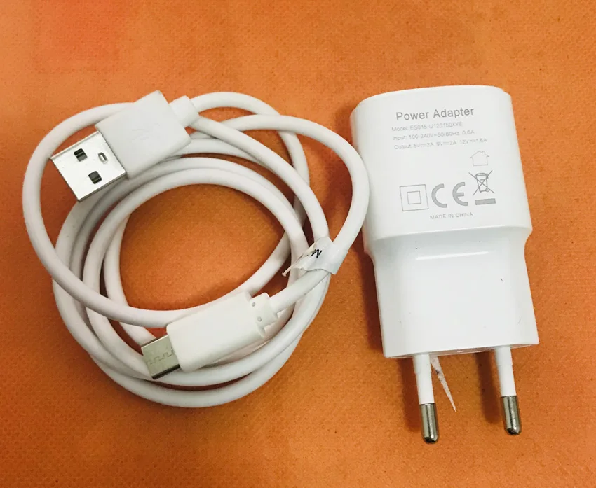 

Original Travel Charger EU Plug Adapter+ Type C Cable for Maze Alpha Helio P25 Octa Core Free shipping