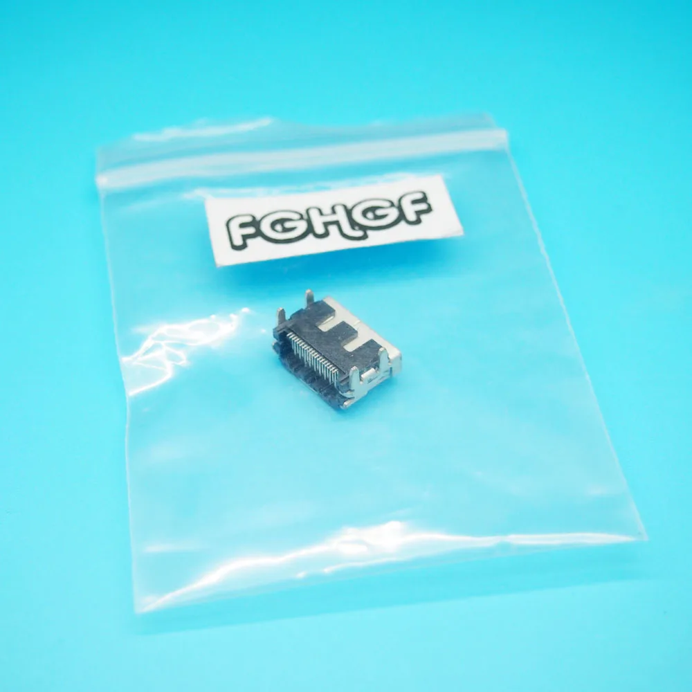 10 шт./лот 19Pin HDMI разъем HD короткий тип 180 градусов 4 фиксации стопы DIP|jack plug connector|jack in