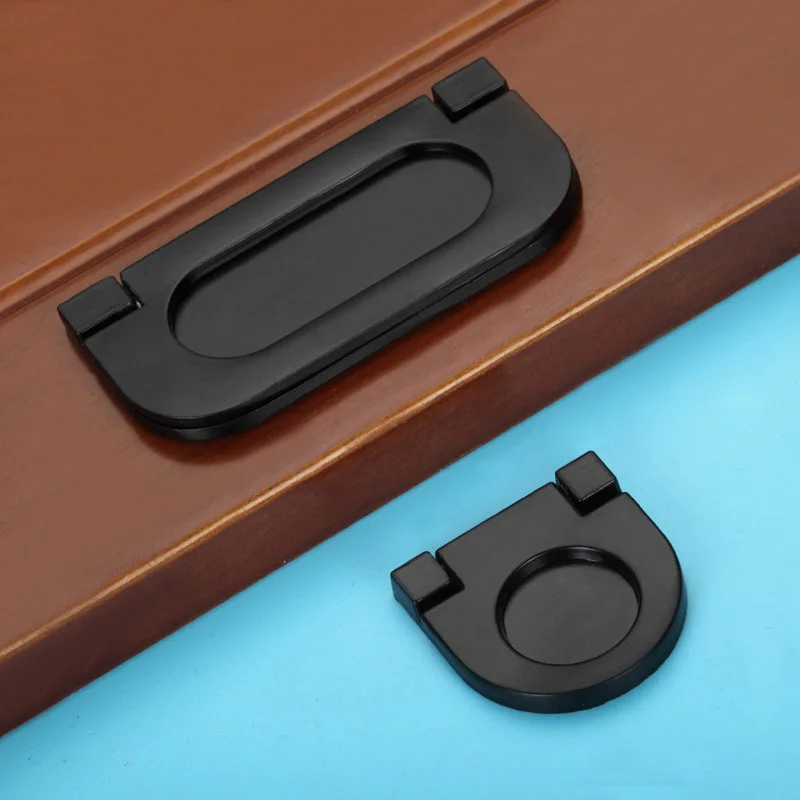 

2pcsZinc Alloy handle modern handle Kitchen Furniture Handle bedroom drawer handle black color