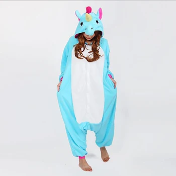 Wholesale Animal Stitch Unicorn Panda Bear Koala Pikachu Onesie Adult Unisex Cosplay Costume Pajamas Sleepwear For Men Women