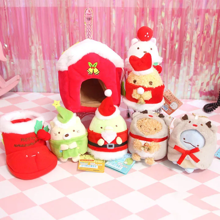 Японский оригинал 8 шт. Sumikko Gurashi милый медведь пингвин кошка рождественские носки