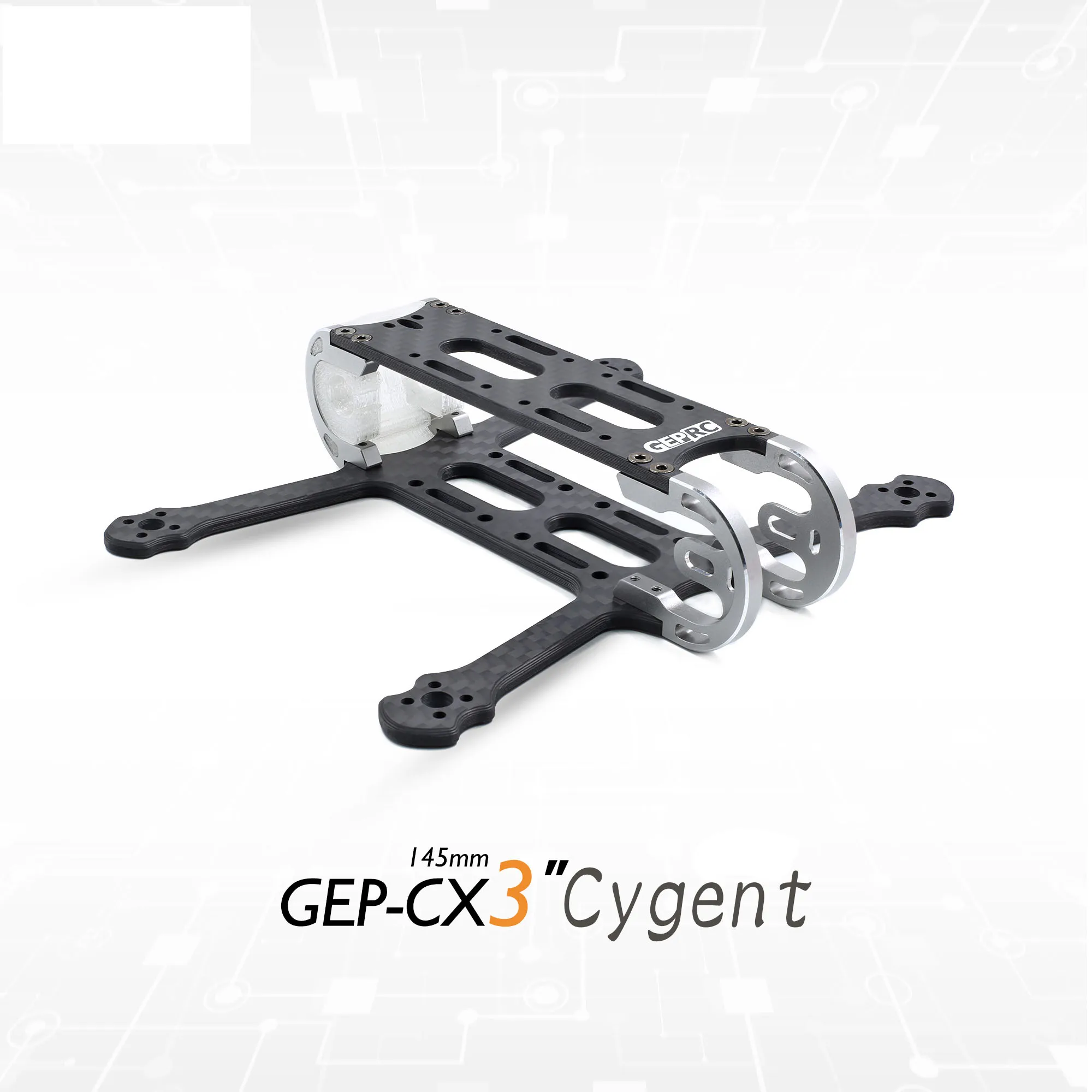 

GEPRC Cygnet GEP-CX2 115mm 2 Inch / GEP-CX3 145mm 3 Inch Carbon Fiber Frame Rack for Freestyle DIY FPV Racing Drone Quadcopter