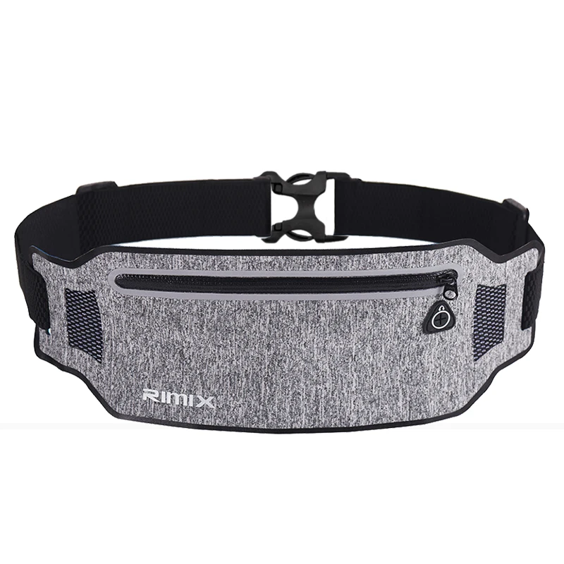 

IDOGEAR Running Belts Waist belt Pouch Trail Running bag Fanny Pack waterproof Reflective running belt elastic BG3502 black