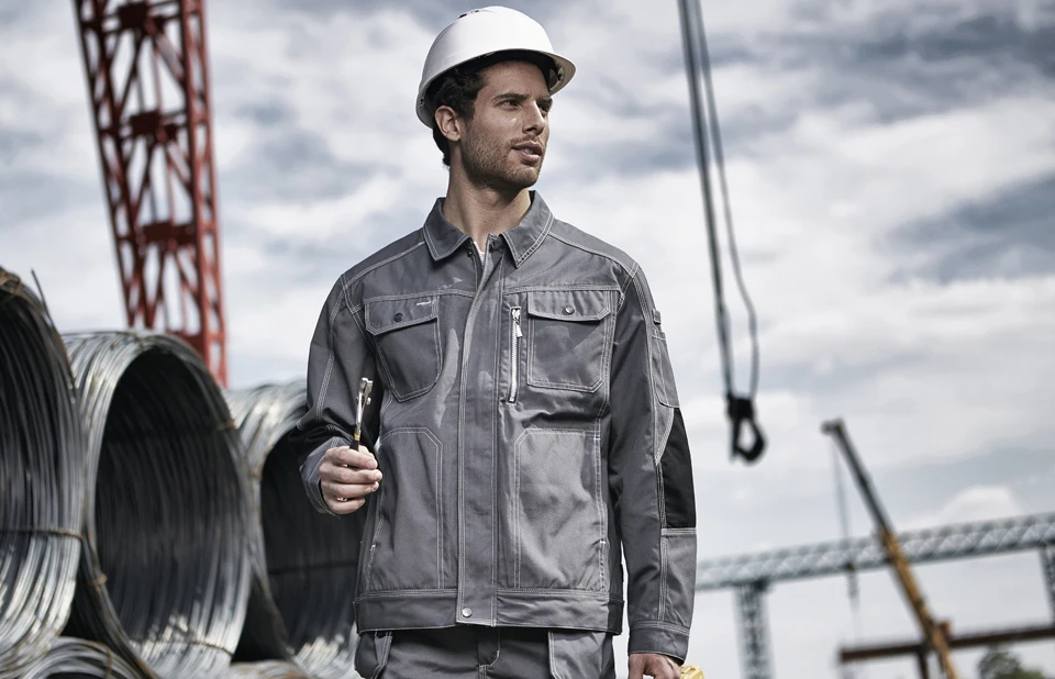 Механик строительство Рабочая куртка для мужчин рабочая одежда спецодежда униформа B212