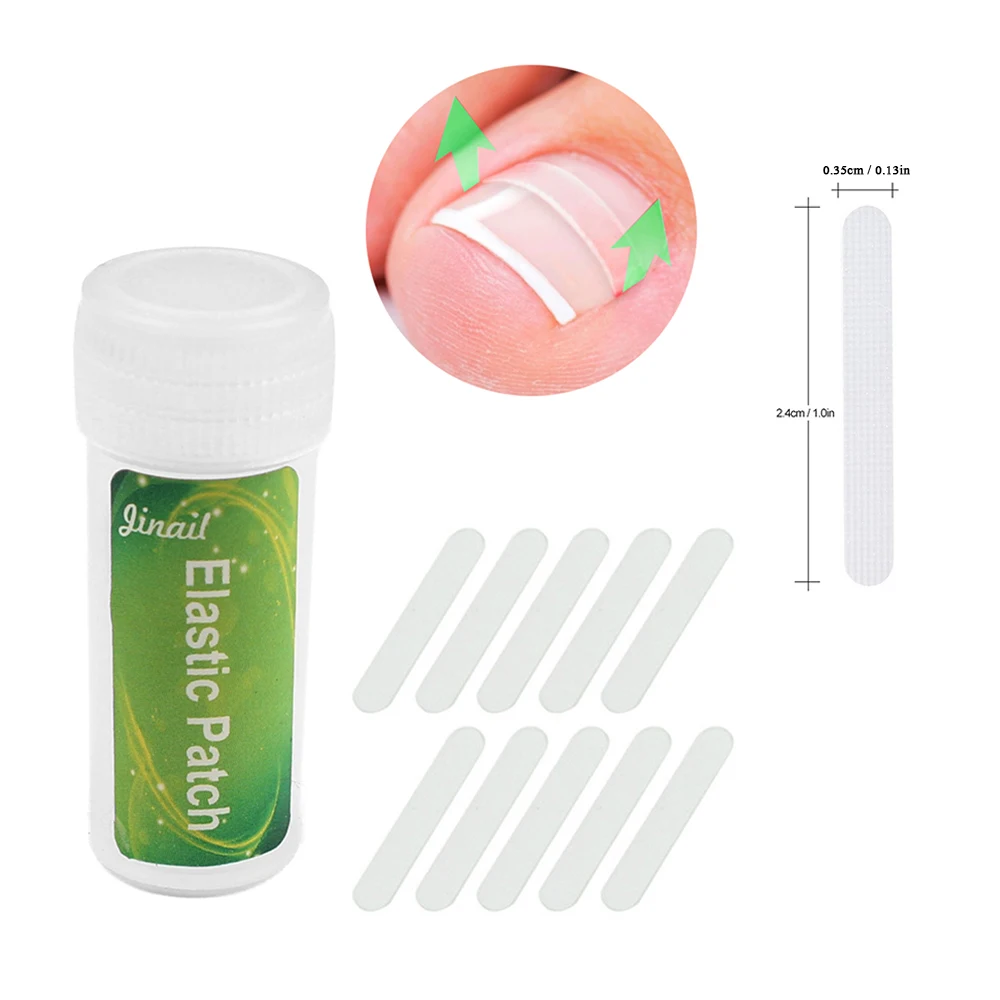 

Pedicure Tool 10Pcs Ingrown Toenail Straightening Clip Sticker Curved Brace Toenail Thick Correction Patch Foot Care Tool