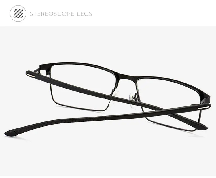 P9960 мужской титановый сплав оправа для очков для мужчин очки IP гальванический сплав Материал, полный обод и половина обода