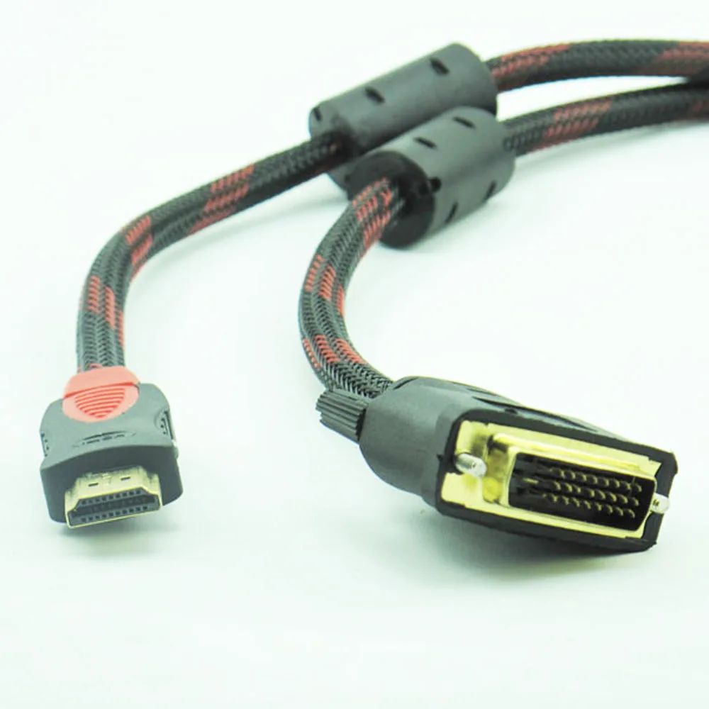 Нейлоновая оплетка Bochara HDMI фотоадаптер кабель 24 + 1pin штекер одно звено 1 5 м 3 10 15 20