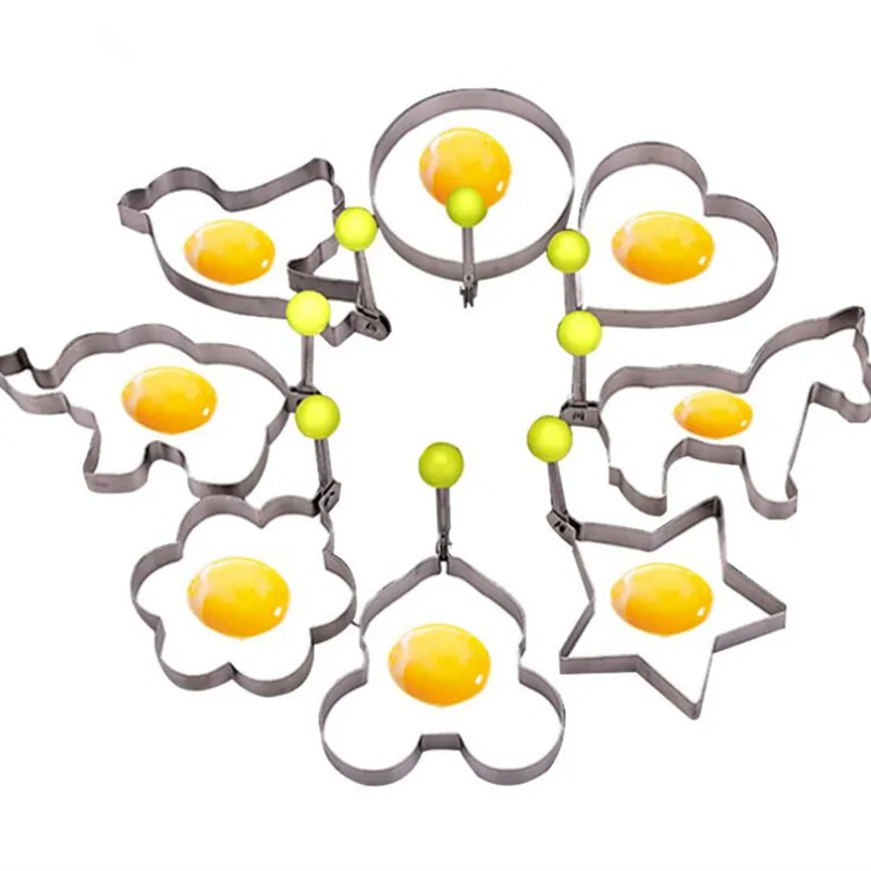 

1pcs Stainless Steel Lovely Animal Design Fried Egg Mold Cooking Pancake Mold Cooking Tools
