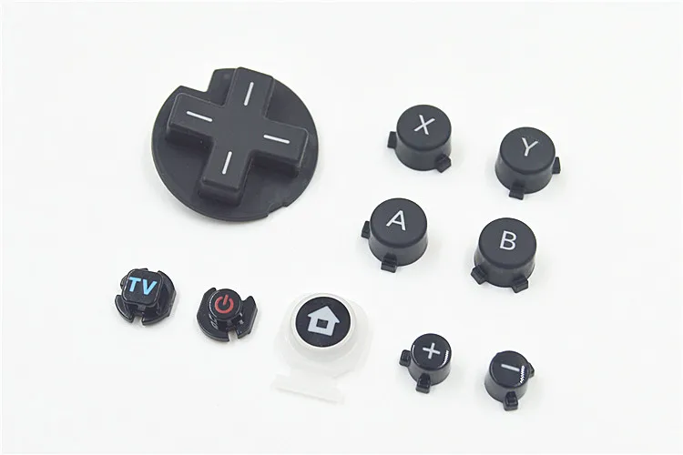 

AXBY button For WIIU PAD Controller Repair Parts for wiiu gamepad Joystick + button 10pcs/sets
