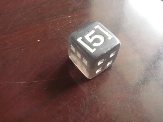 

19# transparent grey dice 19MM corner 19# rectangular dice 5 points into number 5 single export trade