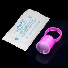 BellyLady 10 шт. высококачественное кольцо для окраски чашки с губкой Профессиональный инструмент для татуировки