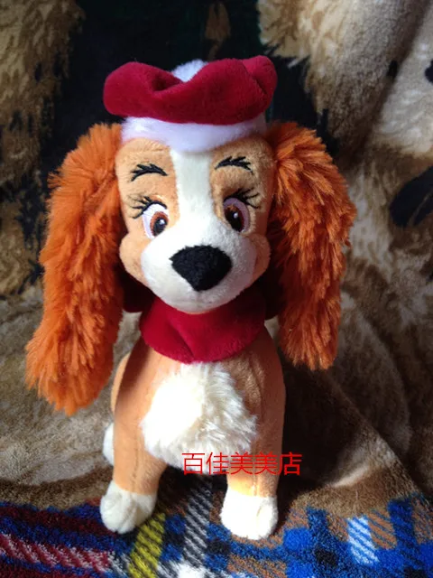 

Original Christmas Lady Dog Puppy Cute Animal Plush Toy Doll Children Birthday Christmas Gift