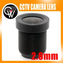 100pcs/lot Board 2.8mm lens 115 Degree CCTV Lens Wide Angle Security Lens For CCTV Security Camera