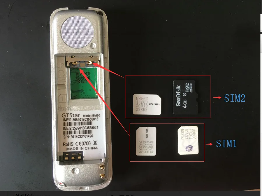 GTSTAR BM50, bluetooth, мини мобильный телефон, 0,66 дюймов, сеть GSM, Bluetooth, набор номера, гарнитура, универсальные мини-наушники, две sim-карты, телефон