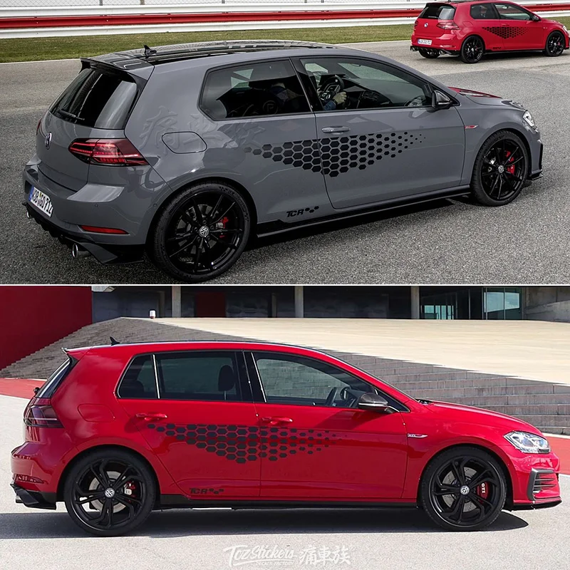Наклейки для автомобиля Потяните цветок GOLF 7 6 2010 2019 внешний вид модифицированное