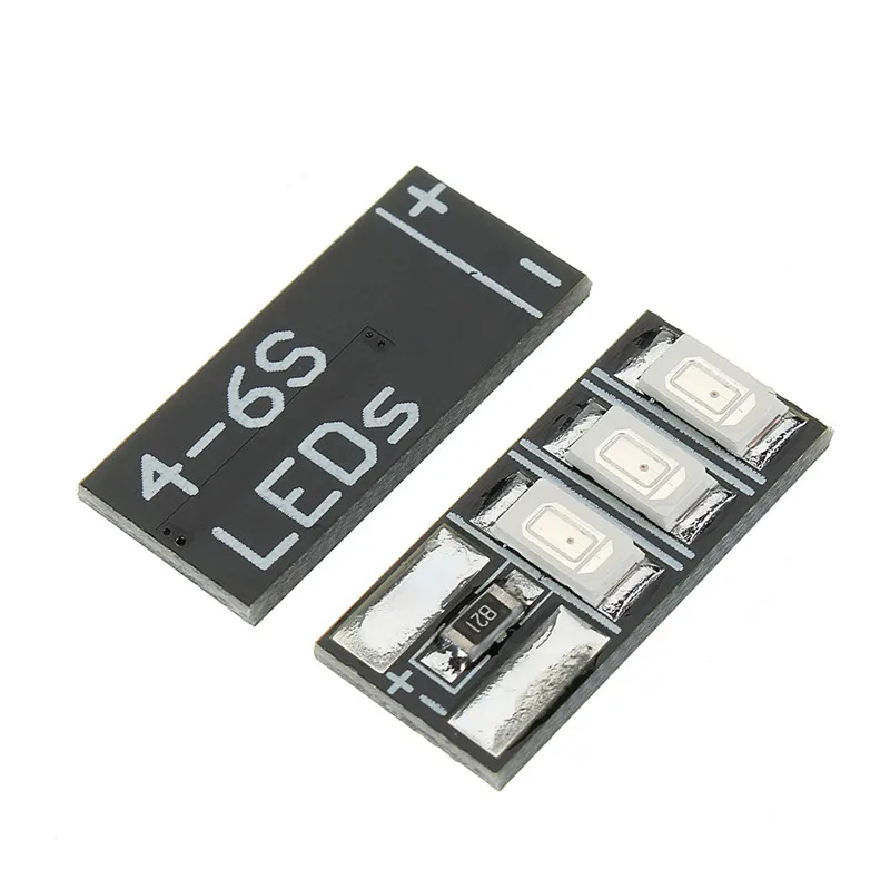 

4 PCS 4-6S Mini LED Light Board Red Green for RC Drone FPV Racing Frame Kit For RC Helicopter Parts