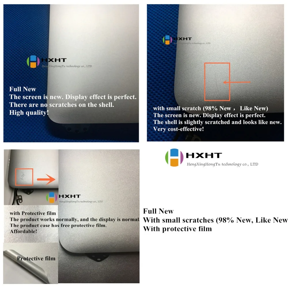 Подлинный A1398 Mid 2012 ранний 2013 ЖК светодиодный экран в сборе для MacBook Pro 1" 661-6529 661-7171 EMC 2512 EMC 2673