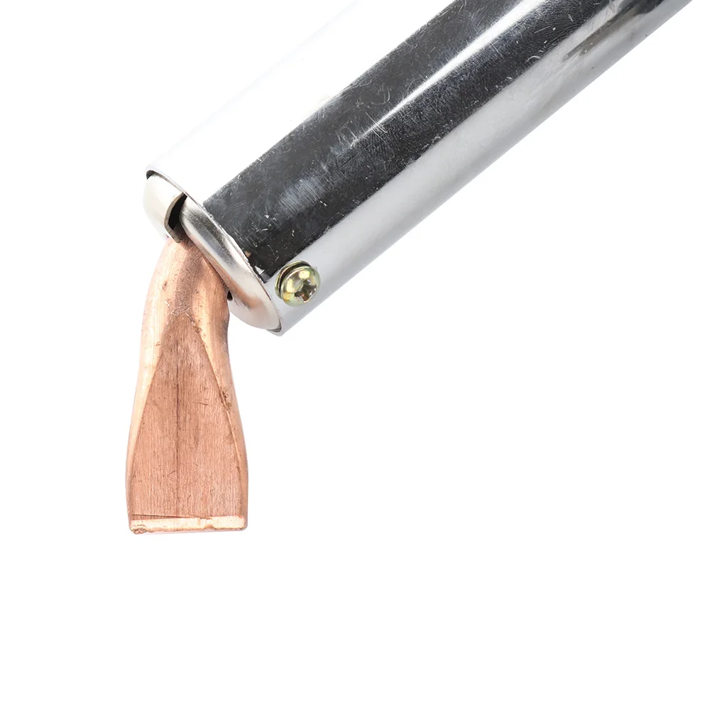 220V 300W Wood Handle Electric Soldering Iron High Power Chisel Tip Soldering Iron Chisel Tip Welding Tools