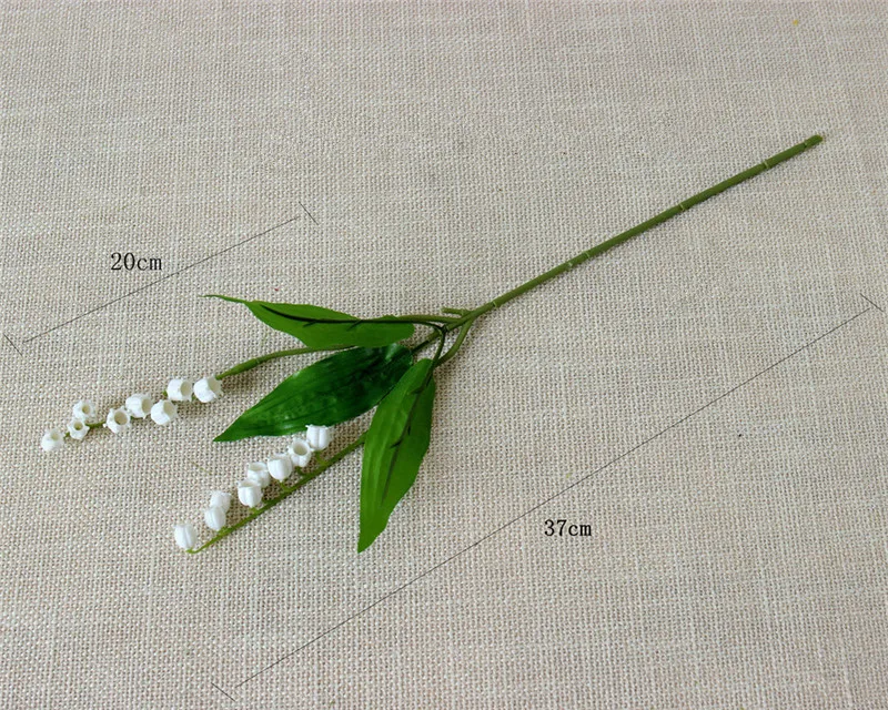 Flone Artificial Campanula Orchid Plastic Campanula Orchid Simulation Flowers DIY Fake Flower Party Wedding Decor Fake Flower  (6)
