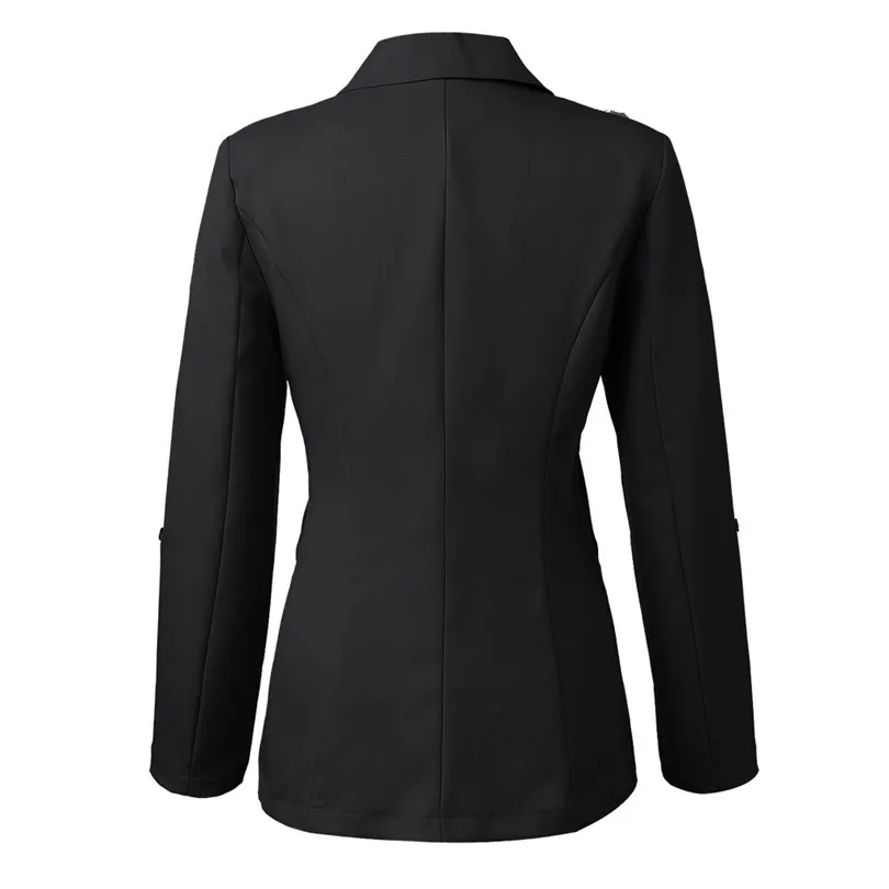 New Autumn Women Long Sleeve Blazer Open Front Short Fashion Cardigan Winter Coat Suit Jacket Outwear Work Office Coat (7)