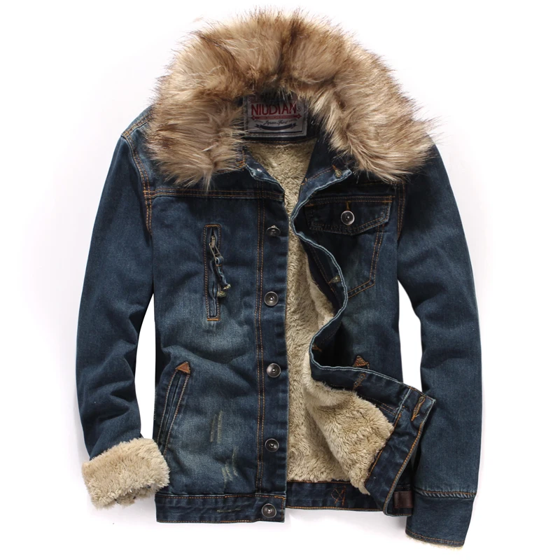Free shipping !!! Autumn and winter slim plus velvet denim