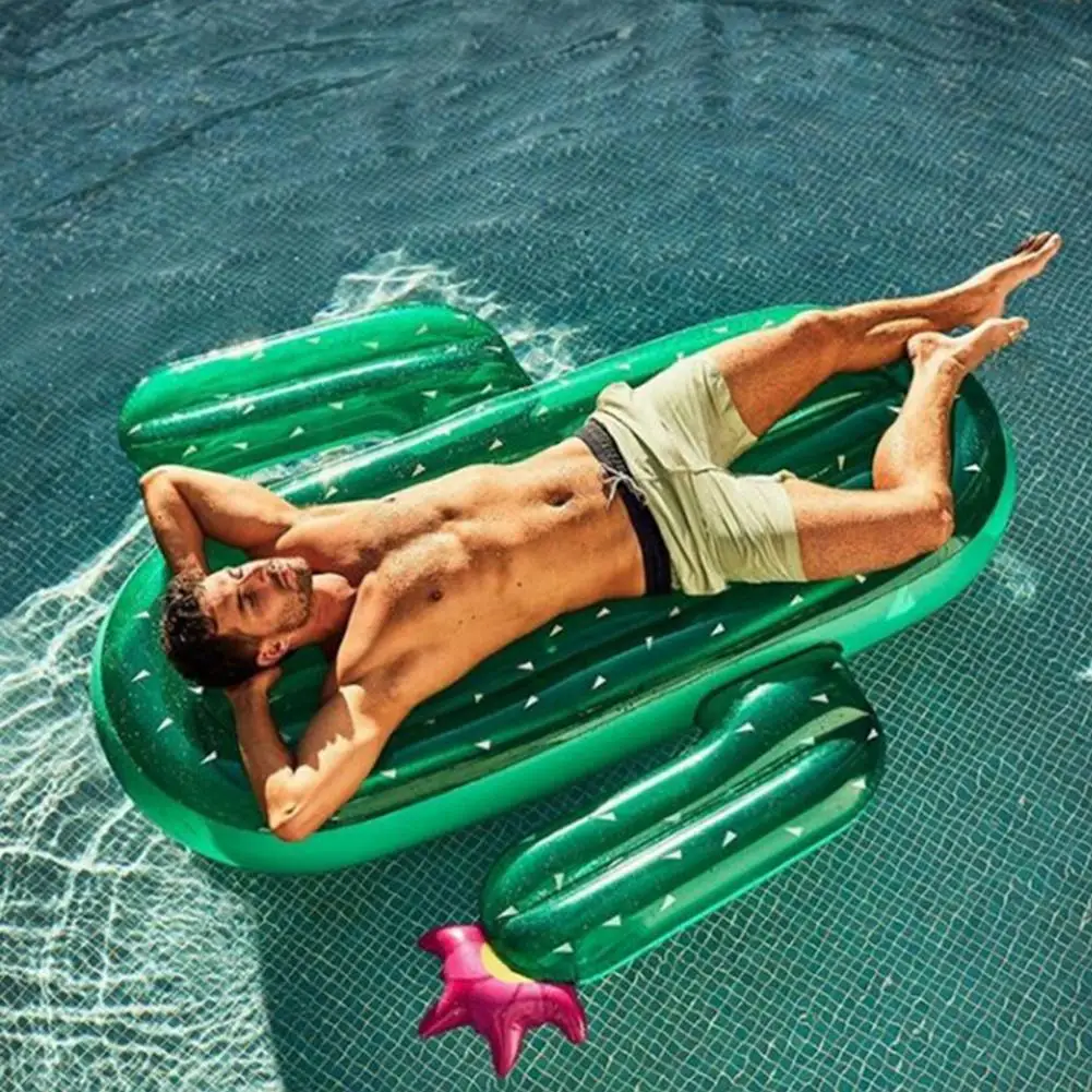 HobbyLane летние водонепроницаемые надувные матрасы для плавания Зеленый Кактус складной гамак
