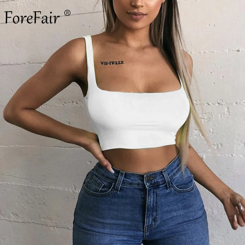 Женский Короткий Топ без бретелек Forefair Клубные вечерние повседневные пляжные