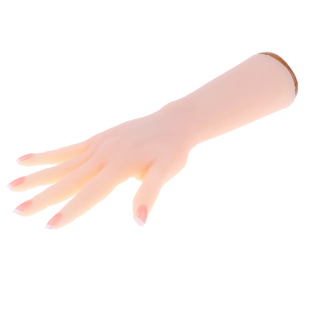 Flexible 1:1 Female Silicon Hand Model w/Joints Surgery Beauty Kits Nail Art Practice Medical/Lab Supplies-Right