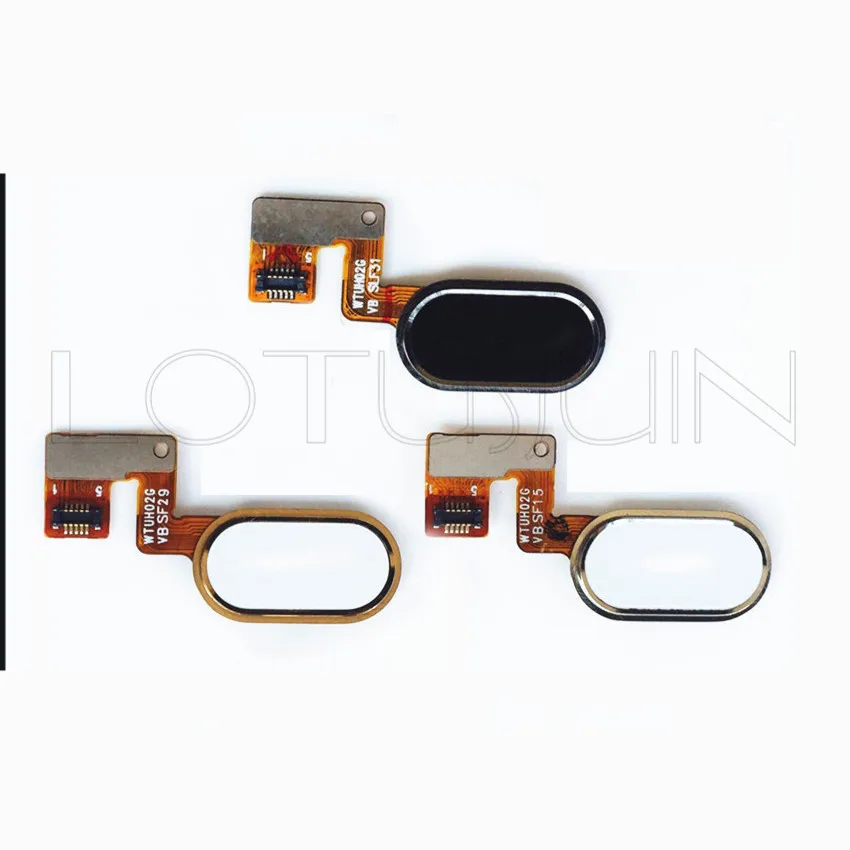 Протестированный сенсорный сканер отпечатков пальцев сенсор Кнопка меню возврата домой для Meizu M3 note M681Q L681H 10 pin