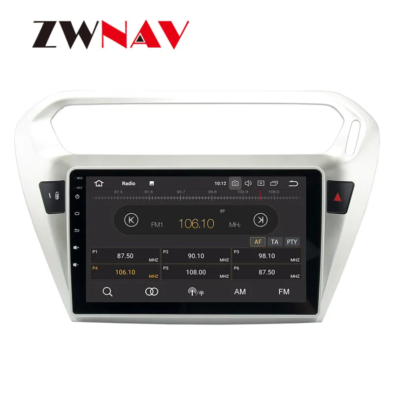 Clearance 9 " Car DVD Player GPS Navi The Newest Android8.0 7.1 For Peugeot 301 2014-2016 Octa Core 4GB RAM+32GB ROMWIFI GPS Radio Stere 10