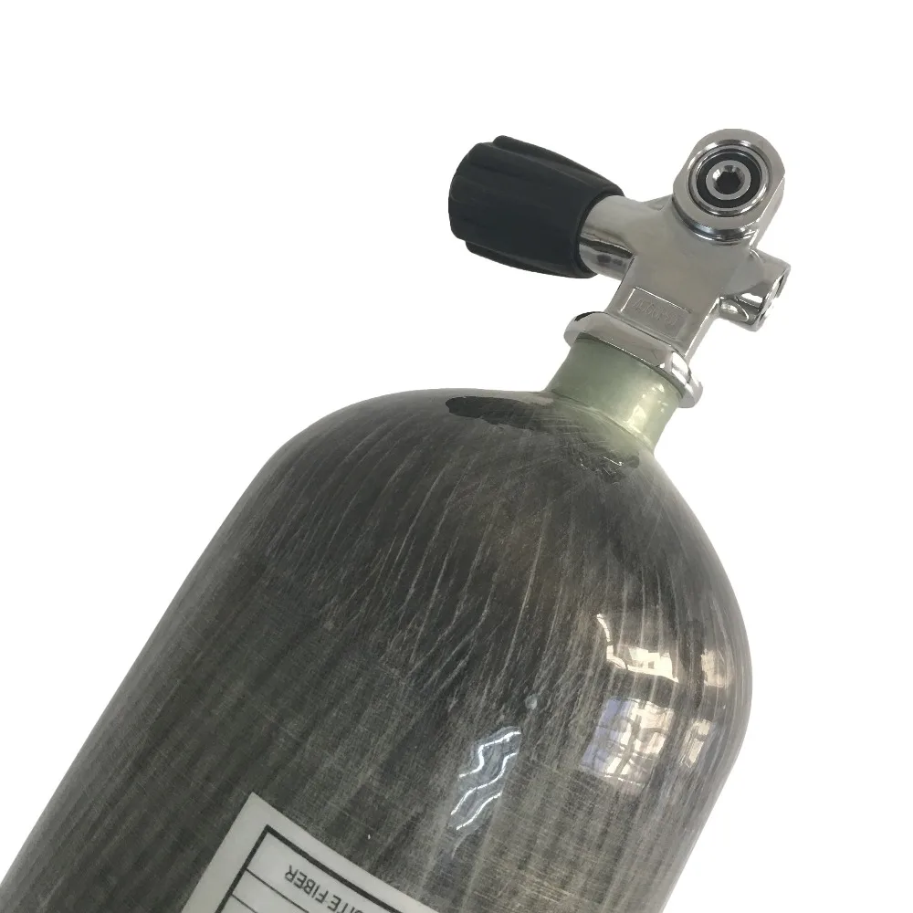 ACECARE цилиндр для дайвинга 6.8L CE/HPA акваланга с хомутом клапана композитного углеродного волокна 4500psi для пейнтбольного пистолета AC16851