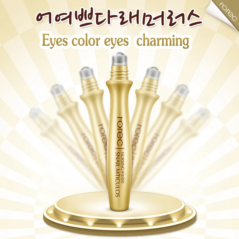 

Snails Cream Eye Moisturizing Eye Take The Essence Of Water Nourish Dark Circles Eye Drops Eye Serum Hyaluronic Acid Wrink