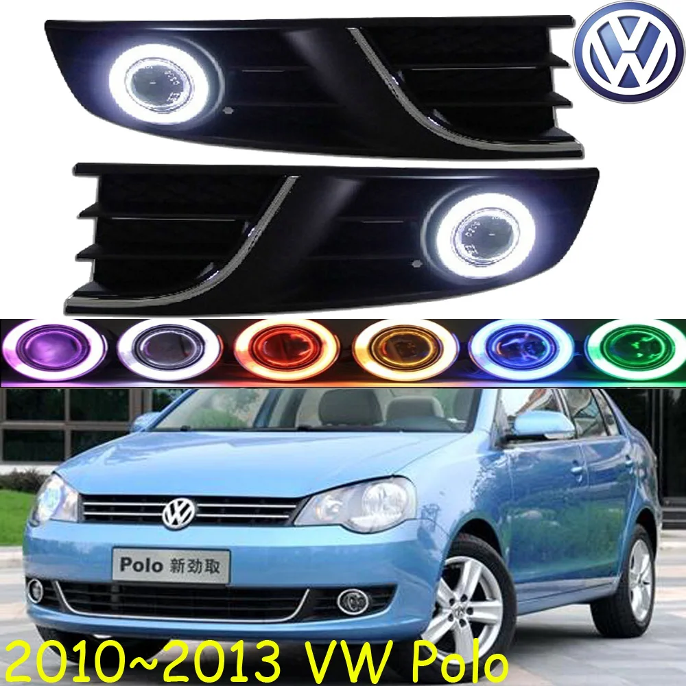 Car styling,polo fog lamp,20102013,chrome,Free ship!2pcs,polo head