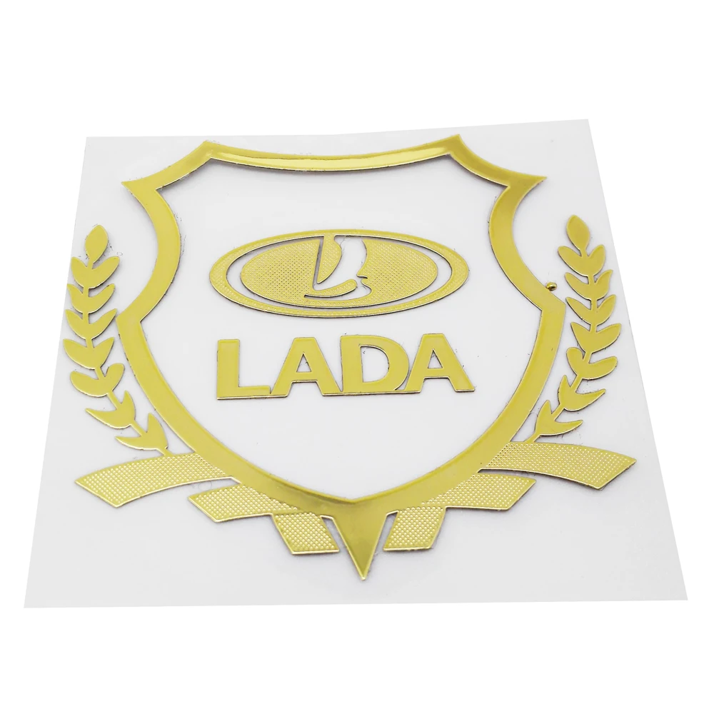 

For LADA Granta Kalina Priora Xray Samara NIVA Safari Largus Grant Car Styling Plastic Emblem Window Body Trunk Sticker Decal