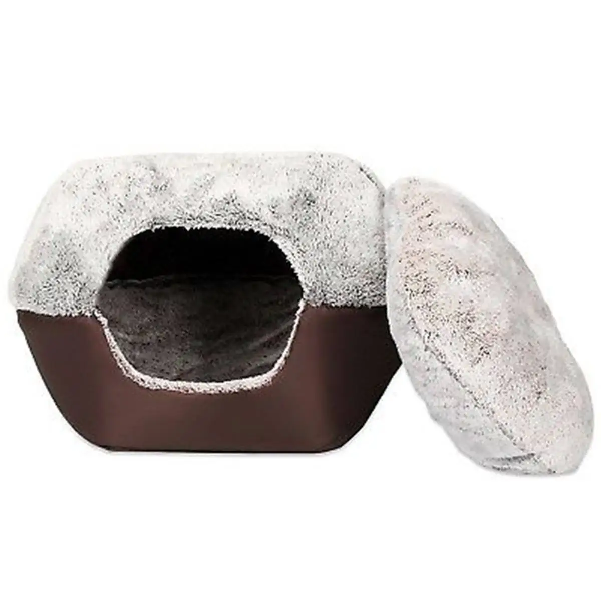 2 In 1 Warm Winter Cat Dog Bed M L Washable Soft Nest House Animal Puppy soft cat dog bed