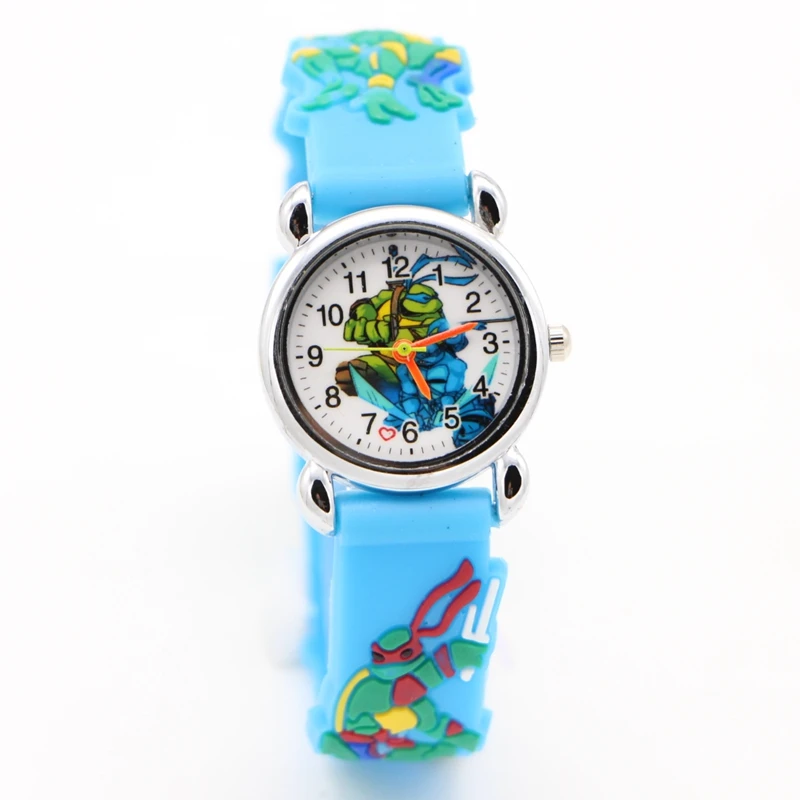 Cute Teenage Mutant Ninja Turtles Style Kids Analog Quartz Wrist Watch cartoon 3D watch Cute Teenage Mutant Ninja Turtles Style Kids Analog Quartz Wrist Watch cartoon 3D watch