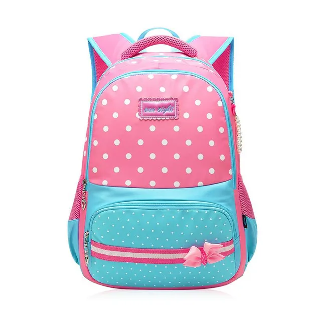Buy school bags for girls royal blue waterproof fabric