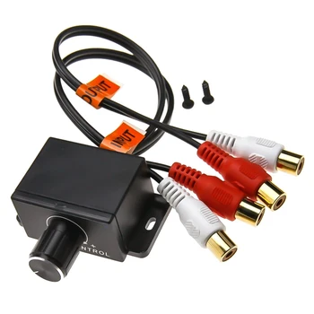 

Car Automobile Home Audio Amplifier 2 RCA Bass Control Gain Level Remote Volume Knob