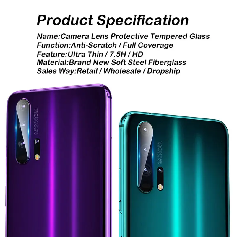 Защитная пленка для объектива задней камеры Huawei Y5 Y6 Pro P Smart Plus Z Mate P20 20 lite 2019 2018