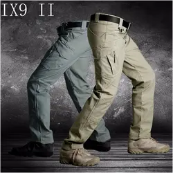 IX9 (ii) Для мужчин военный тактический брюки-карго Штаны для прогулки боевой спецназа армии обучение Военная Униформа Брюки для девочек