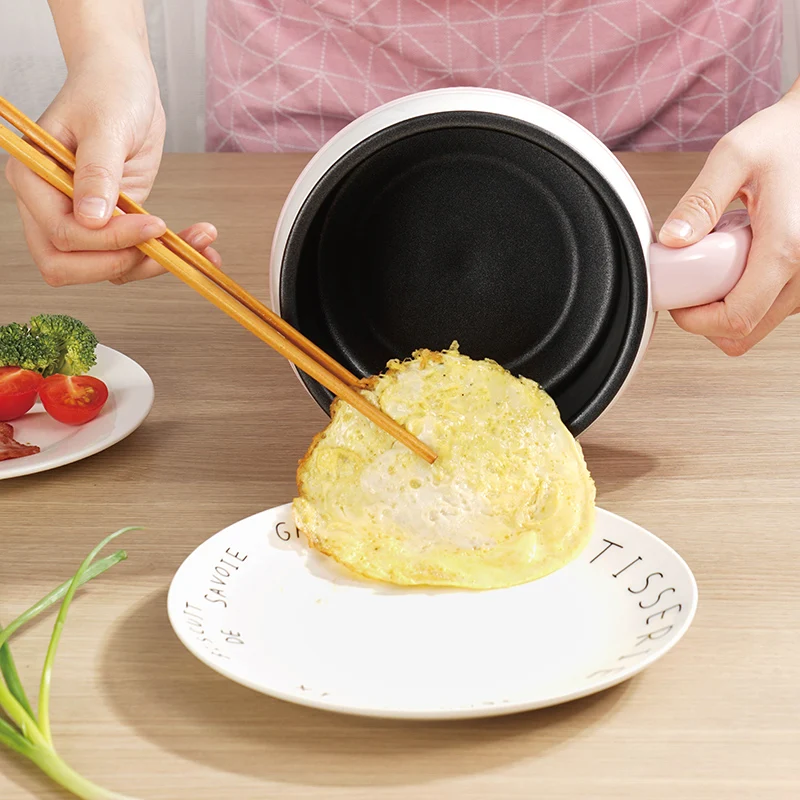 Многофункциональный 0.8л бытовой мини яйцо омлет блины жареный стейк электрическая сковорода Антипригарная посуда для выпекания 300 Вт 600 Вт