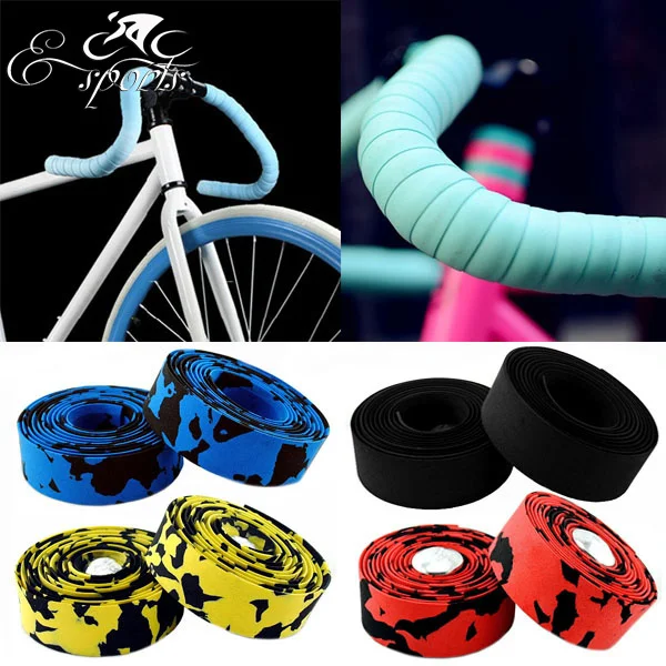 blue bar tape road bike