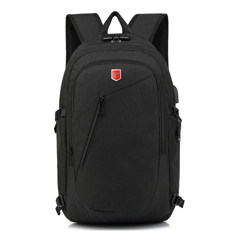 Швейцарский Оксфордский рюкзак для мужчин с внешней зарядкой USB 15 дюймов для ноутбука женский рюкзак для путешествий школьные сумки рюкзак mochila с кодовым замком