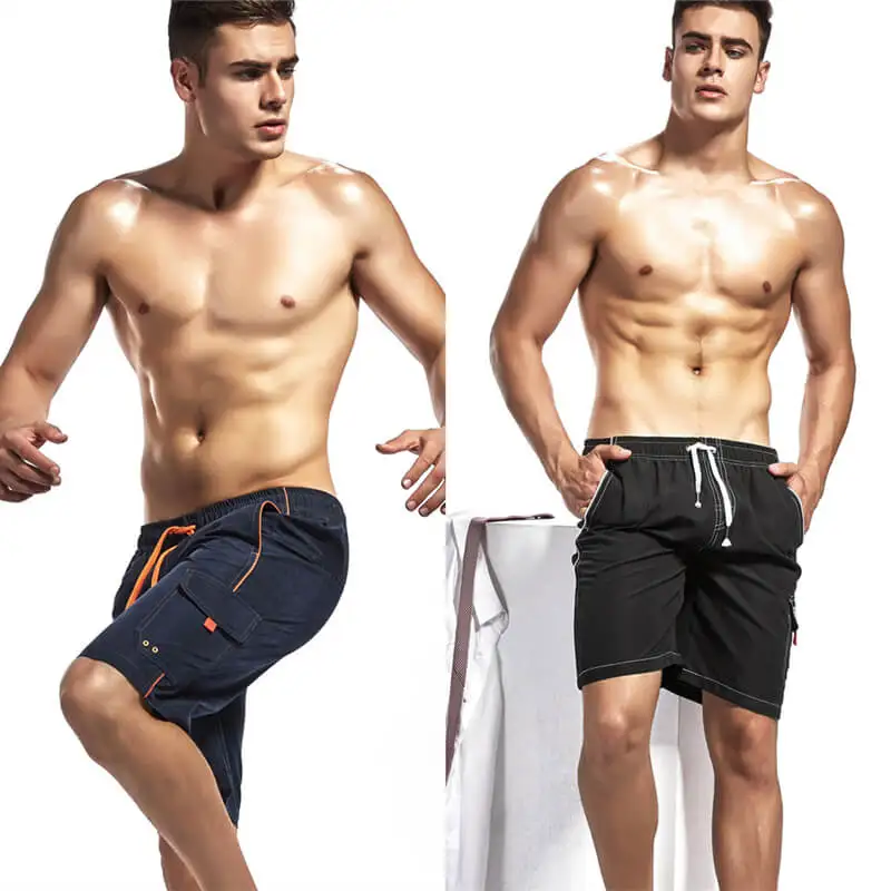 

Men Surf Board Shorts Trunks Male Beach Shorts Swimwear Polyester Surf Quick Drying Swimsuit Quick-dry Breathable Underwear