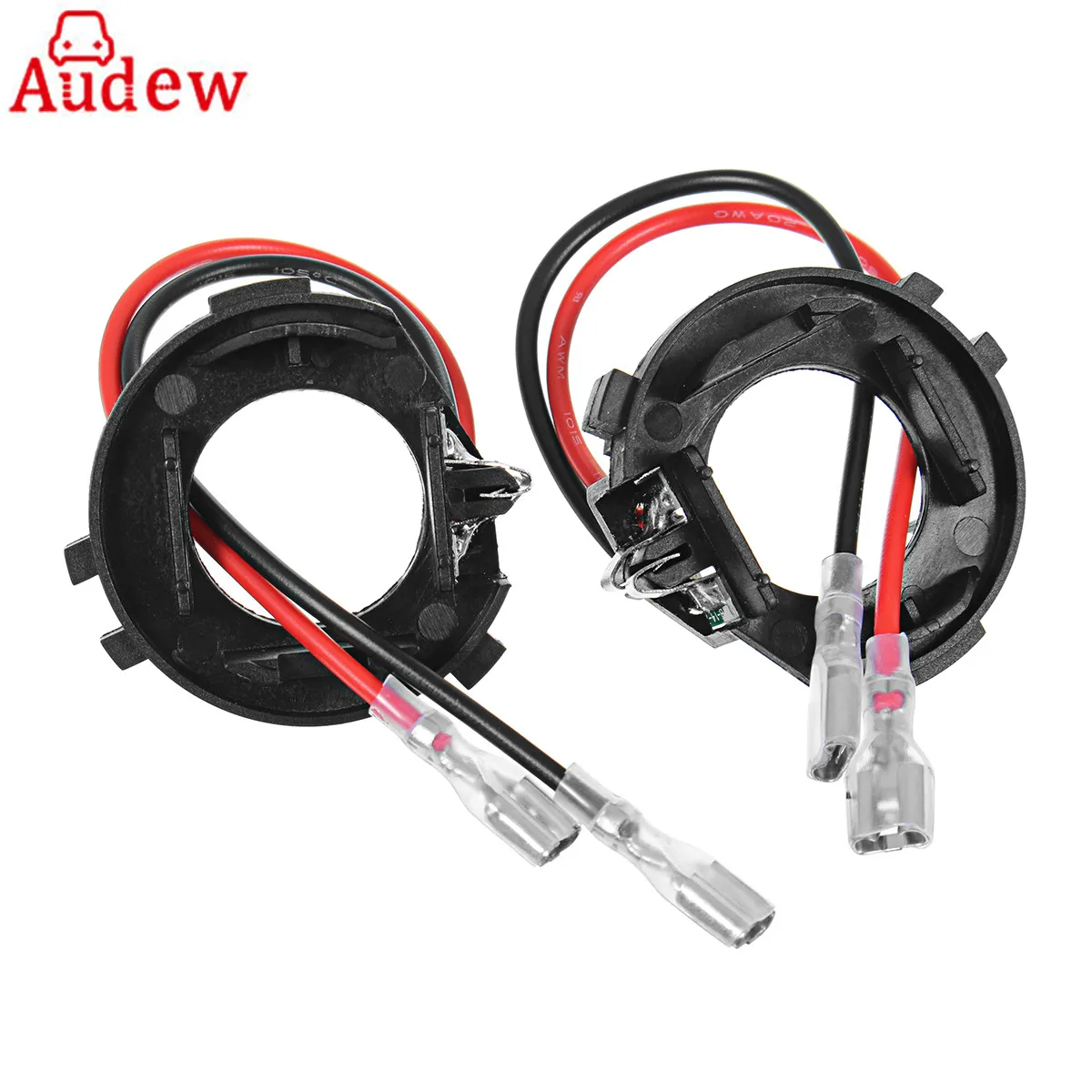 

2Pcs H7 Car Headlight Bulbs Holder Adapter Base For VW Golf 7 / New Touran auto H7 Fort Headlamp LED socket Holder stents