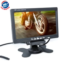 Factory Selling New Car Monitor 7″ Digital Color TFT 16:9 LCD Car Reverse Monitor with 2 Bracket holder for Rearview Camera DVR