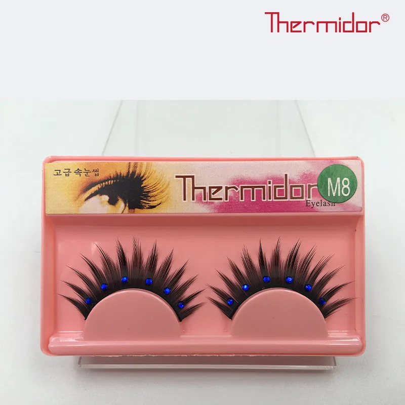 Thermidor накладные ресницы особенно инкрустация бриллиантами красивый макияж