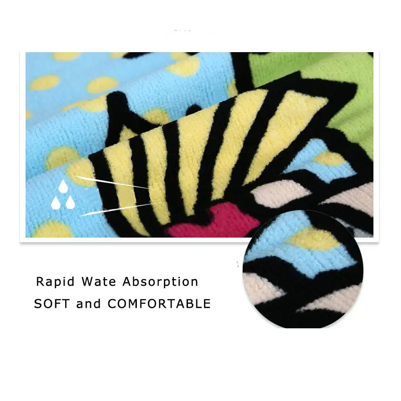 Camping Beach Gym Bath Travel Sports Swimming Towel Children Adult Microfiber