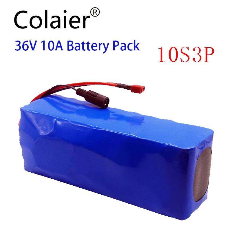 Colaier 36V 10Ah 500w 18650 Rechargeable battery pack modified Bicycles electric vehicle Protection with BMS | Электроника