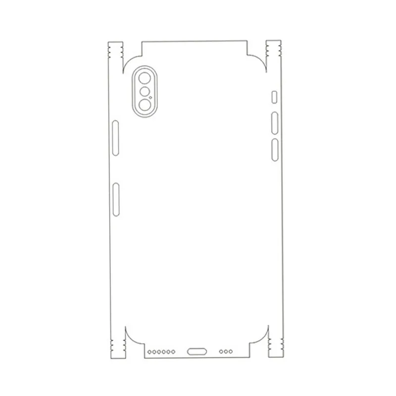 Для Apple iPhone X SE 5 5S 6 6S 7 8 Plus 3D Градиент углеродного волокна задняя крышка на весь корпус наклейка кожа телефон защитная наклейка пленка